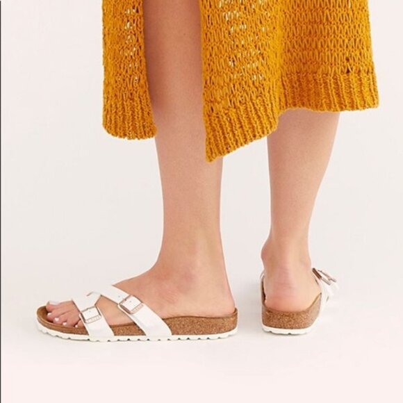 Free people Birkenstock Yao size 39 white new - Picture 4 of 5